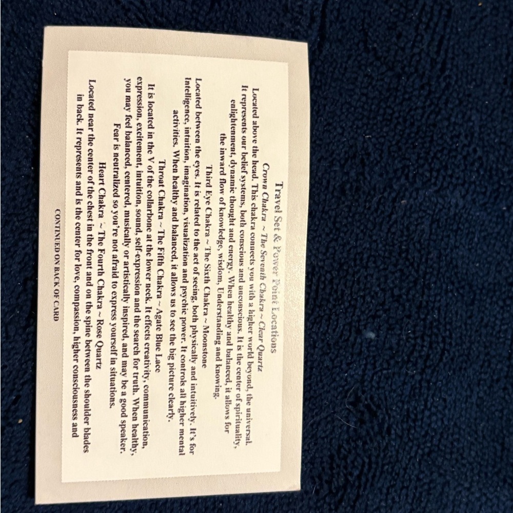 Navy Blue Textured FabricTravel Chakra